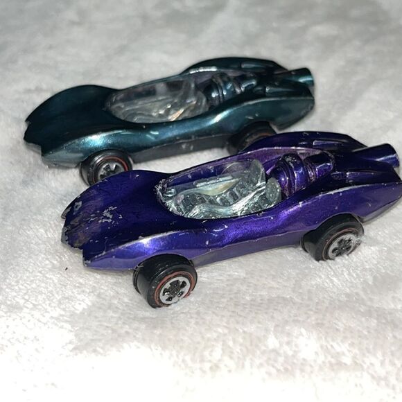 Vintage 1969 Johnny Lightning Custom Turbine Purple & Green‎ - Picture 3 of 6